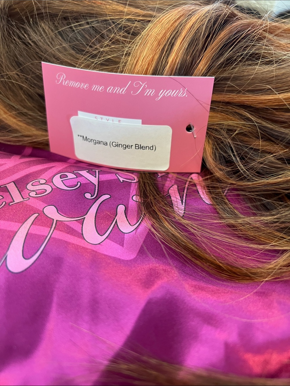 Morgana Collection Long Copper Brown Wave Wig - Picture 4 of 7